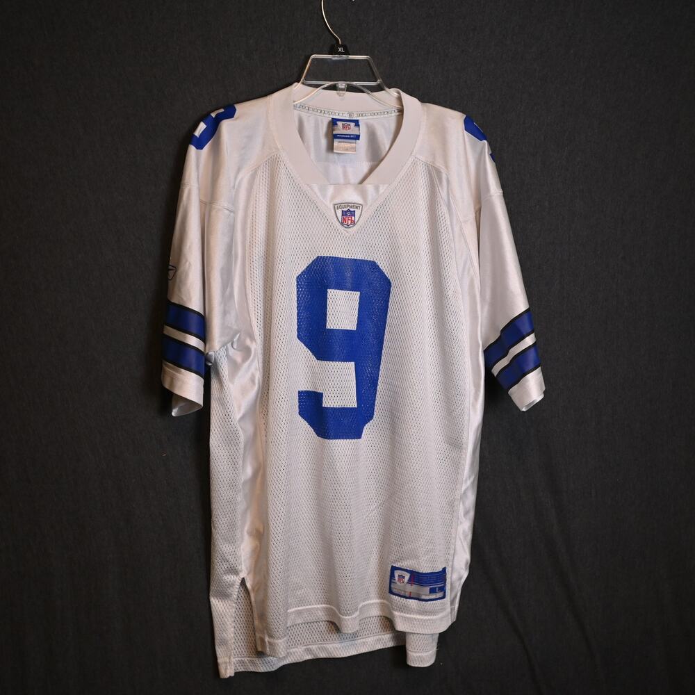 Reebok Men's L NFL OnField Dallas Cowboys Tony Romo #9 Jersey Mesh